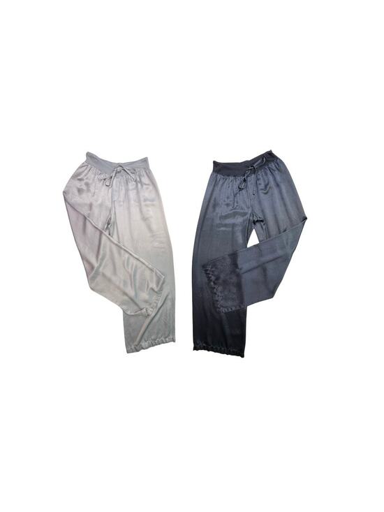 PJ Harlow Other - PJ Harlow Jolie Satin Lounge Pants Bundle 2 Pair Small Blue Pajama Sleepwear